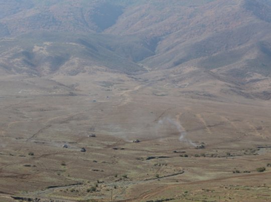 Azərbaycan Ordusunun irimiqyaslı təlimlərindən yeni görüntülər - Fotolar