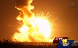NASA-nın raketi partladı - (Video)