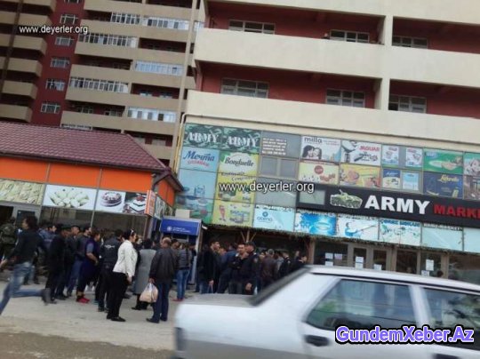 Bakıda marketdə partlayış: yaralananlar var - FOTOLAR