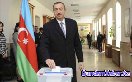 Prezident ailəsi səs verdi