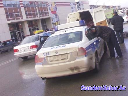 Gəncədə yol polisini döyüb, paqonlarını qopardılar