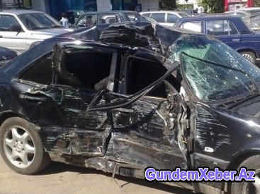 Azərbaycanda ağır qəza: 2 ölü, 2 yaralı