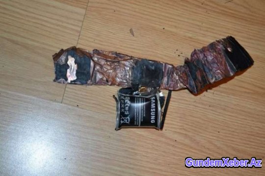 “Samsung” telefonu partladı