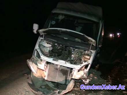 “Volkswagen" "Qazel"lə toqquşdu: ölən var (FOTO)