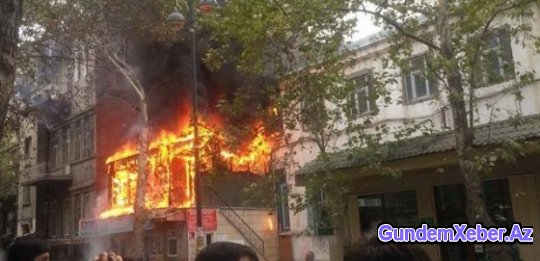 Bakıda yaşayış binasında partlayış
