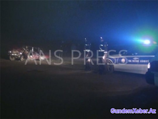 Bərdədə yol qəzası: yaralanan var (FOTO)