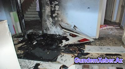 Samuxda ev partlayıb, ana və azyaşlı qızları ağır yanıq xəsarətləri alıblar