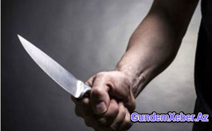 Arvadının yanında söyüş söyən əmioğlusunu qanına qəltan etdi