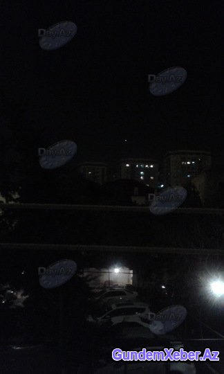 Bakıda uçan boşqab göründü (FOTO)
