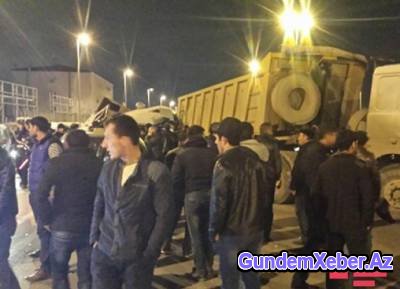 Bakıda ağır qəza -10 maşın toqquşub, ölən var - FOTO