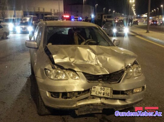 Bakıda ağır qəza -10 maşın toqquşub, ölən var - FOTO