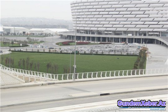 Bakı Olimpiya Stadionu ətrafında təhlükəsizlik tədbirləri gücləndirilib - REPORTAJ, FOTOLAR