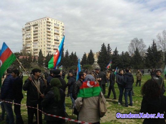 "Qorotdel"dən mitinq açıqlaması: "500 nəfər idilər..." - (Yenilənib 8, Fotolar)