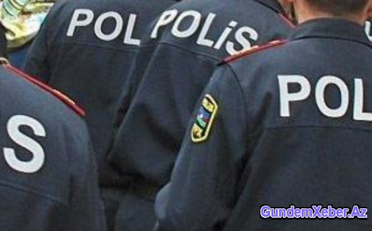 Mingəçevirdə polisi ayağından asdılar