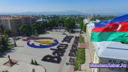 Gəncədəki Bakı 2015 fləşmobu“Ginnesin rekordlar kitabı”na düşə bilər
