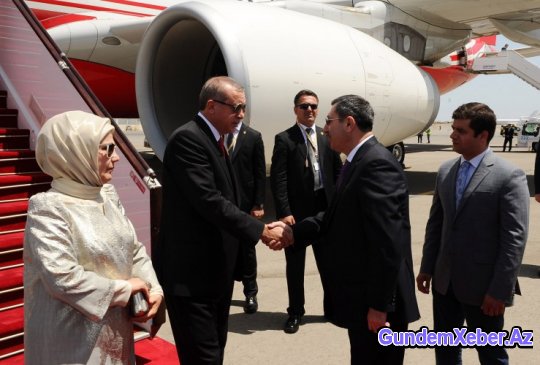 Ərdoğan Azərbaycana gəldi - FOTO