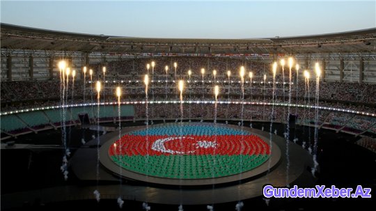 Möhtəşəm açılışdan möhtəşəm görüntülər (FOTO)