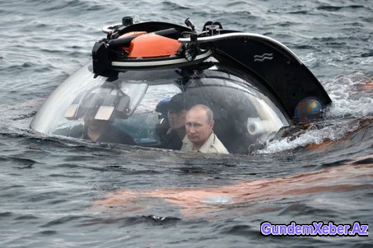 Putin Qara dənizin dibinə düşdü - FOTO + VİDEO