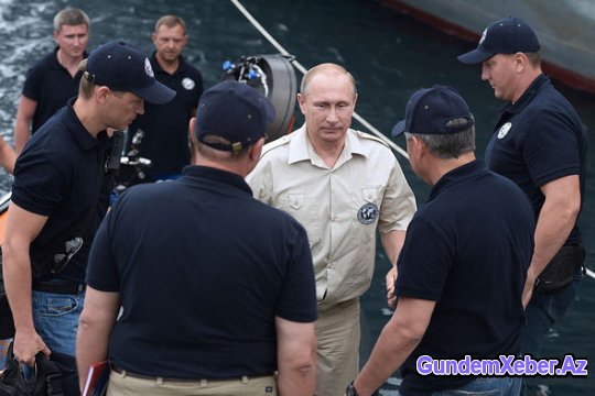 Putin Qara dənizin dibinə düşdü - FOTO + VİDEO