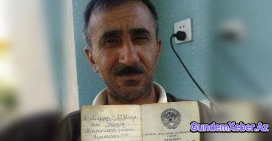 Sovet pasportu ilə gəzən azərbaycanlı