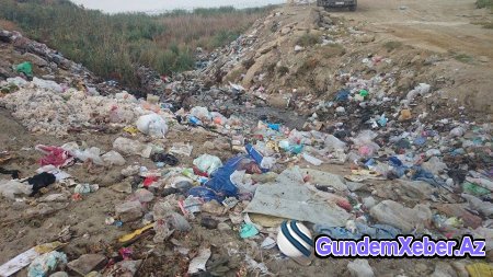 Qaradağ İcra Hakimiyyətinin bir addımlığında olan “zibil poliqon”u -FOTOLAR