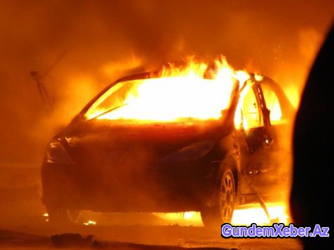 Bakıda "Hyundai", Gəncədə "Mercedes" yandı