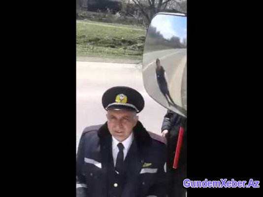 Nəqliyyat müfəttişlərinin türk sürücüdən pul dilənmək VİDEOsu