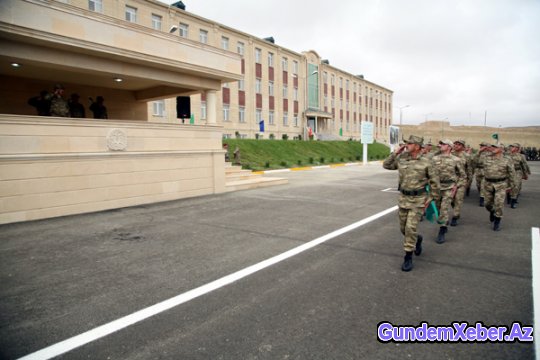 Daha bir yeni hərbi hissənin açılışı olub.