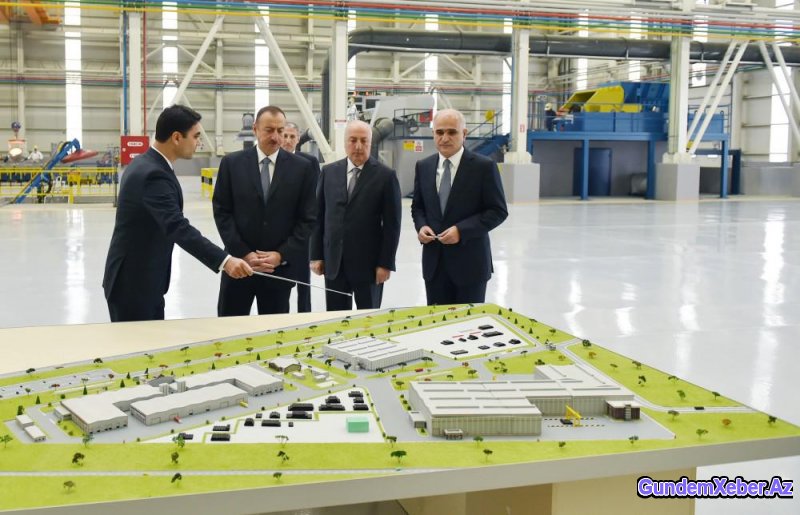 Prezident İlham Əliyev Sumqayıtda iki zavodun açılış, bir müəssisənin təməlqoma mərasimlərində iştirak edib - FOTO