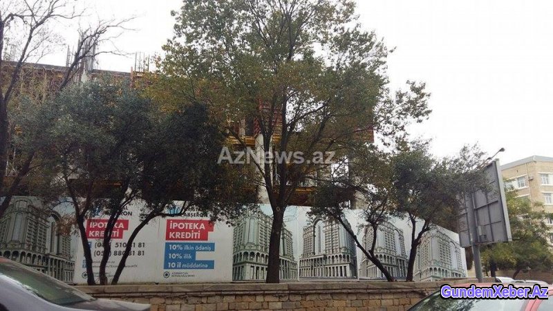 Eldar Mahmudovun göydələnlərinin tikintisi dayandırıldı – FOTOLAR