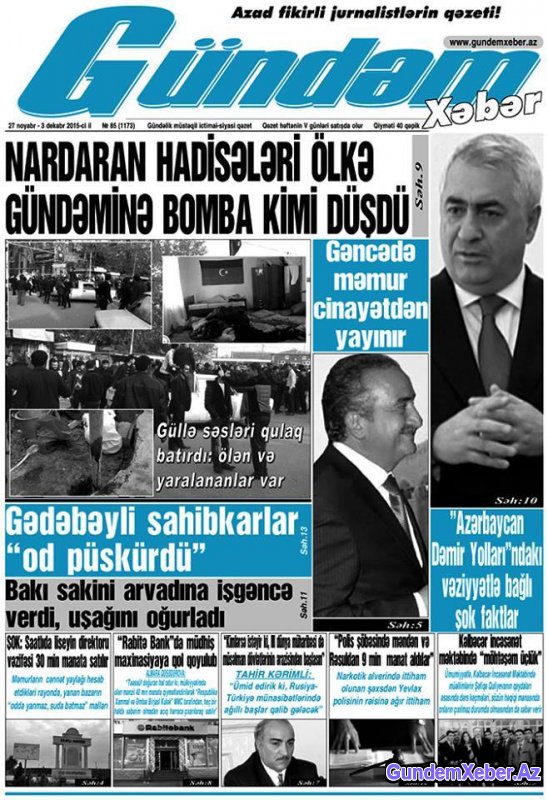 İcra başçısı qəzetin satışına qadağa qoydu