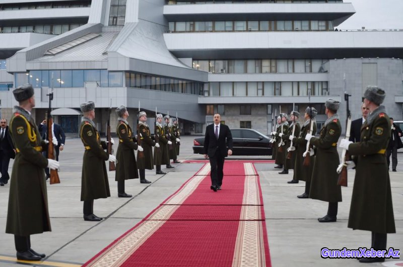 Prezident İlham Əliyevin Belarus Respublikasına rəsmi səfəri başa çatıb - FOTO