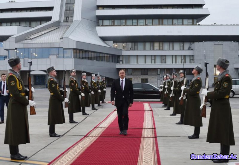 Prezident İlham Əliyevin Belarus Respublikasına rəsmi səfəri başa çatıb - FOTO