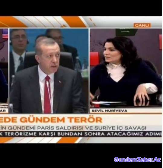 Sevil Nuriyeva Ərdoğanın təyyarəsində Parisə uçdu