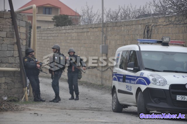 Nardaranda polislər üçün çadırlar quruldu