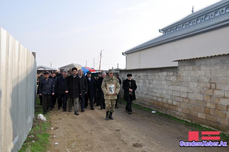 Şəhid əsgərimiz dəfn edildi - FOTO - VİDEO