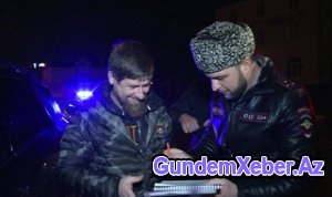 Yol polisi Kadırovu cərimələdi