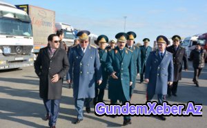 Rəsmi Bakı çətinliklə üzləşən türk sürücüləri ilə maraqlandı