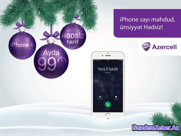 Azercell-dən fakturalı xətt abunəçilərinə xüsusi “Yeni il” kampaniyası