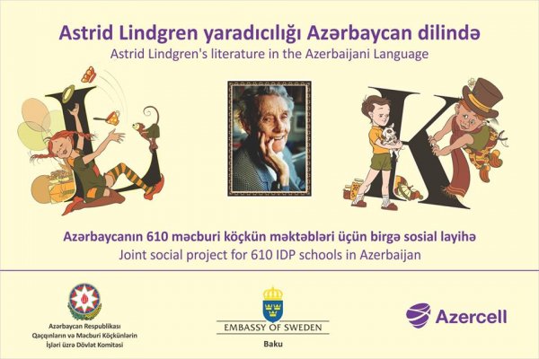 Məşhur uşaq yazarının 9 kitabı Azərbaycan dilinə tərcümə edildi