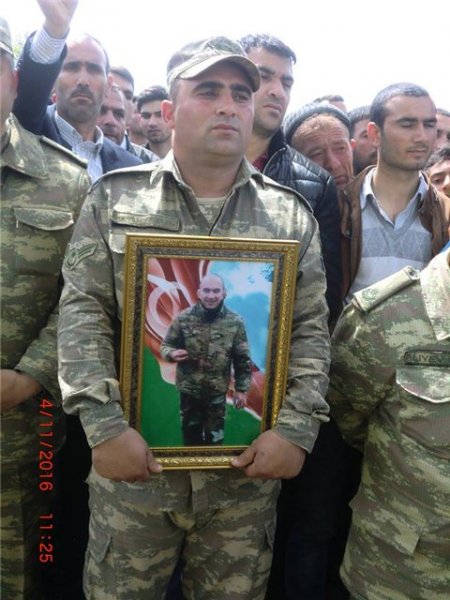 Kürdəmir daha bir şəhidini torpağa tapşırdı - FOTOLAR 