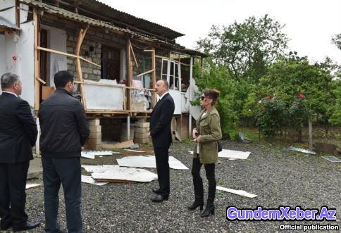 İlham Əliyev və xanımı cəbhə bölgəsində olub - [fotolar]