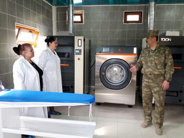  Cəbhə bölgəsində yeni tikilən hərbi hissə istifadəyə verilib