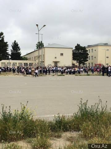 Bakıda məktəb yandı: - İcra başçısı hadisə yerində (Yenilənib)