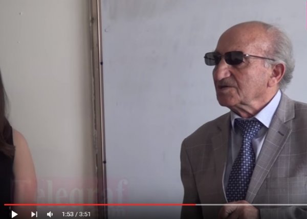 Bakının mərkəzində erməni dilində danışanlar - VİDEO