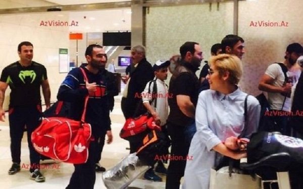 Erməniləri döyən idmançı: Səmra hava limanında biabır oldu – FOTO+VİDEO