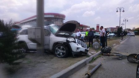 Bakı səhəri qəza xəbəriylə açdı - FOTO