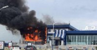 Aeroport binasında yanğın - Rusiyada