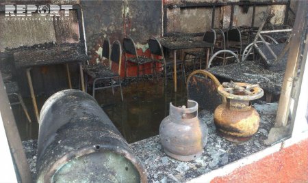 TƏCİLİ! Qaz balonu partladı, bazar yandı - YENİLƏNİB - VİDEO - FOTO