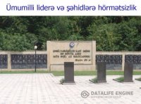 Balakəndə Heydər Əliyev və şəhidlərimizə böyük hörmətsizlik - FOTOFAKT